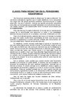 Haye Ricardo. CLAVES PARA REDACTAR EN EL PERIODISMO RADIOFÓNICO. 