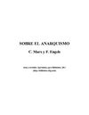 Marx, Carlos & Engels, F. - Sobre el anarquismo