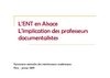 L'ENT en Alsace et les documentalistes