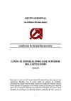 Lenin: El imperialismo, fase superior del capitalismo (extractos)