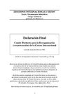 Declaración final de la reunión ampliada del Comité Paritario de febrero de 1980