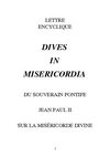 Dives in Misericordia