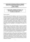Carta del Comité Nacional al Secretariado Internacional, julio 1935
