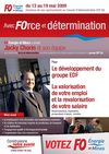 Élection Administrateur EDF SA - Affiche - Jacky CHORIN - FO Énergie et Mines