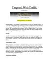 Targeted Web Traffic