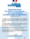 Vos libertés, votre sécurité : parlons en ensemble