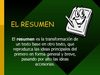 EL RESUMEN