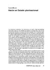Barrios Juanma. Hacia un Estado plurinacional