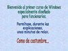 Windows para funcionarios