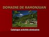 Activités séminaire Ramonjuan