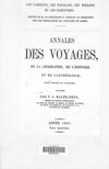 Annales des voyages, de la géographie, de l'histoire et de l'archéologie, avec cartes et planches 1867 tome 4 partie a