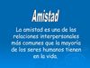 La amistad