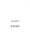 Serge Portelli - RUPTURES