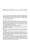 Regard catholique sur la sainte Bible