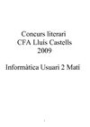 Concurs Literari