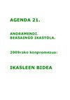 AGENDA 21. KONPROMISOAK 2009. 