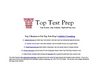 High School Recruits, Athletic Consultants and Athletic Consulting by TopTestPrep.com