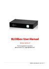 User Manual BLOBbox