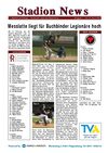 Stadionzeitung Nr. 01/2009 - Buchbinder Legionäre vs. Mannheim