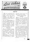échos du patrimoine n°7