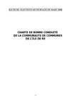 Charte de bonne conduite