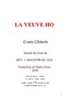La Veuve Ho , Un Conte Chinois Ancien (1ere partie)