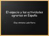 Espacio y actividades agrarias