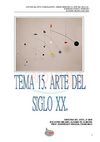 TEMA 15. ARTE DEL SIGLO XX