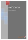 ONTOLOGIE III