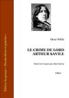 Le crime de lord Arthur Savile (Oscar Wilde)