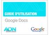 Guide Google Documents ADN