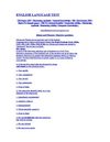 Bank PO Exam ENGLISH LANGUAGE TEST