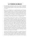 pobreza en mexico