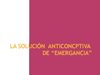 solucion anticonceptiva