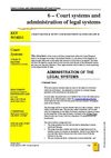 Courts systems - les tribunaux britanniques - sistema judicial británico 