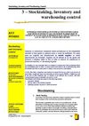 Stocktaking - l'entreposage - control de suministros