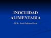 INOCUIDAD ALIMENTARIA