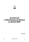20-05-2009 - Accord sur la résponsabilité sociale du groupe EDF - Accord de Branche