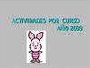 actividades por curso