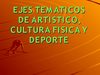 ejes tematicos
