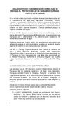 CRITICAS AL PROYECTO "LEY DEL AGUA"