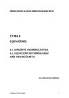 TEMA 4. EQUACIONS