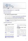 Oncobretagne, lettre d'information mai 2009