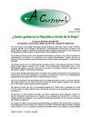 ¿Quién gobierna la República Unida de la Soja?