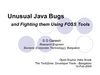 Presentations-UnusualJavaBugsAndDetectingThemUsingFOSSTools