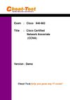 Cheat-Test Cisco 640-802 CCNA Free Q&A