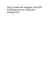Baculovirus Molecular Biology http://mediccall.blogspot.com/2009/06/baculovirus-molecular-biology.html