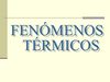 Fenomenos termicos