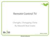 Remote control TV and DVD Chengdu Chongqing China by Maxxelli Real Estate