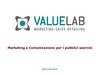 Marketing e comunicazione per pubblici esercizi